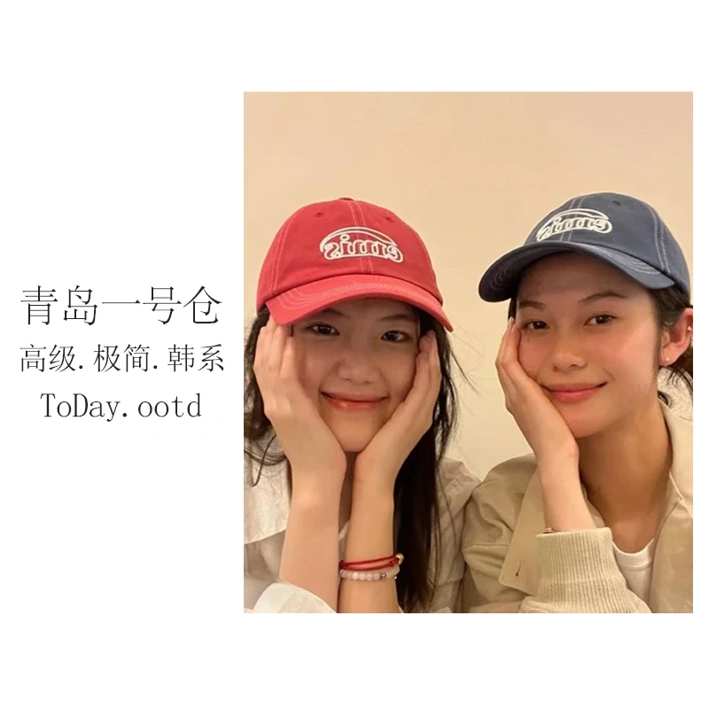 【清爽夏日】韩国单！复古字母刺绣百搭休闲棒球帽