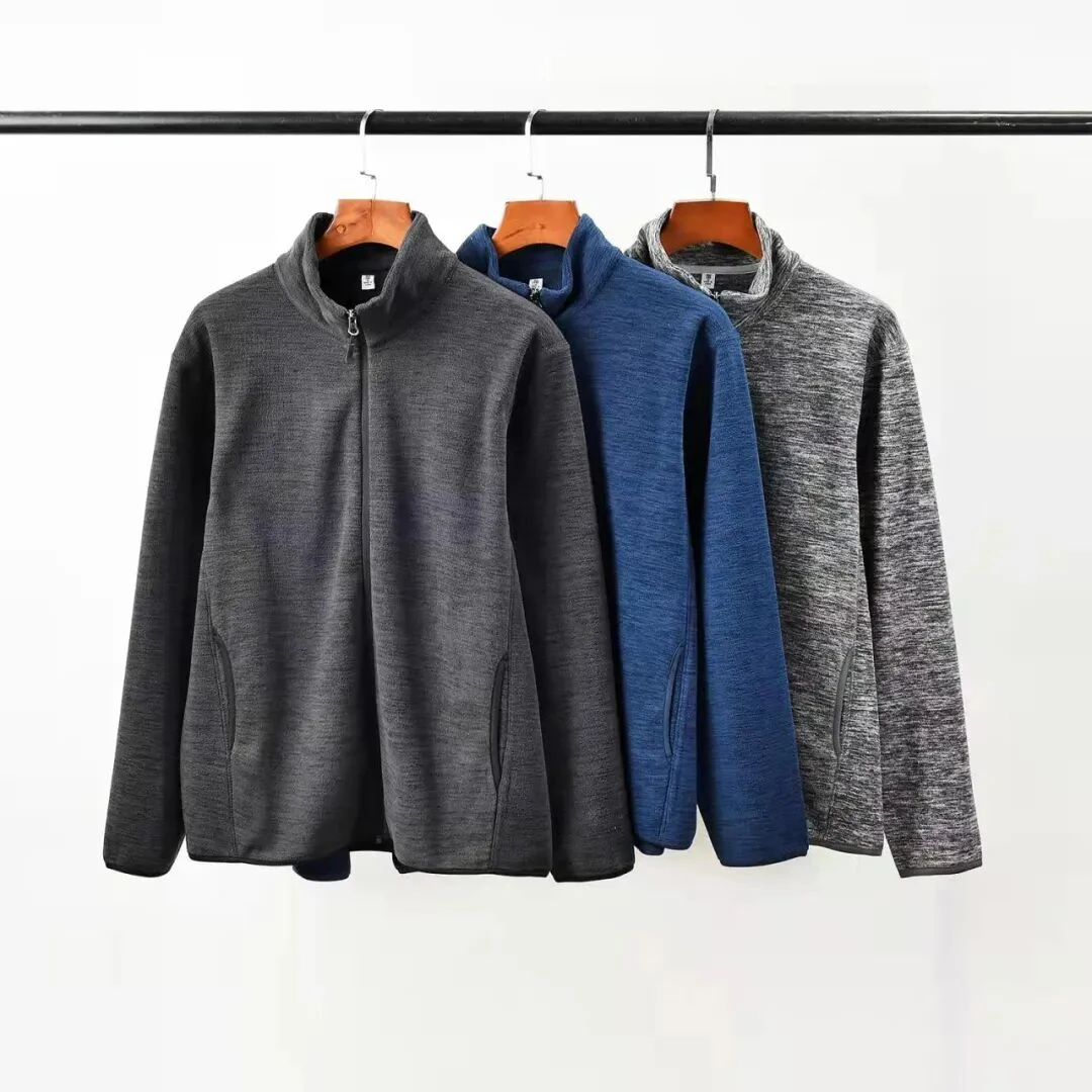 日本单撤柜 男士秋冬户外双面摇粒绒休闲立领夹克外套 抓绒衣