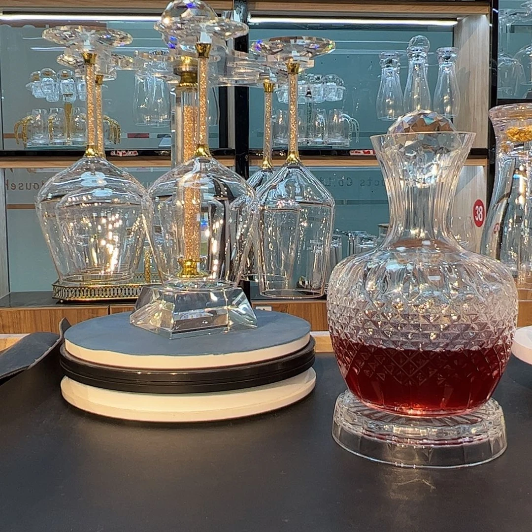 手柄款水晶玻璃红酒杯白酒杯水杯