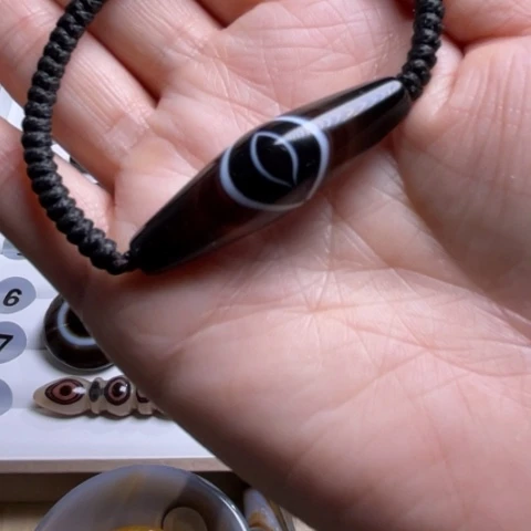 玛瑙吊坠未镶嵌玛瑙桶珠