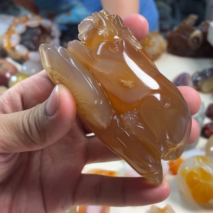 玛瑙/玉髓吊坠(不含链)未镶嵌