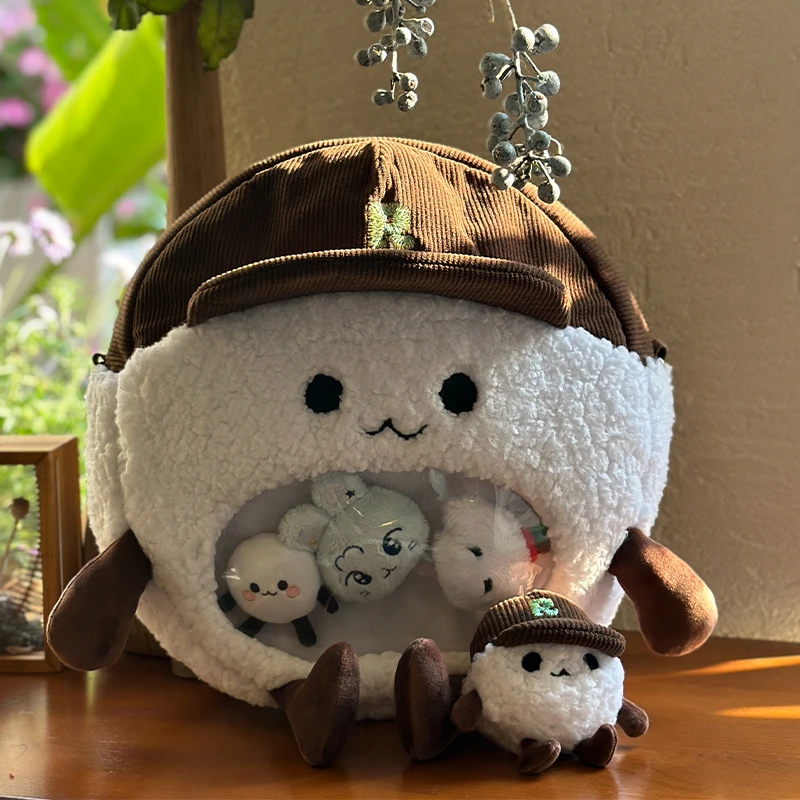 VOBAx TFBOYS 毛绒双肩包小螃蟹痛包可爱背包配饰生日礼物