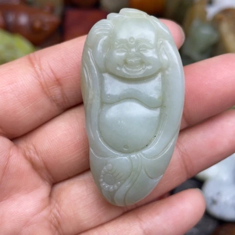 和田玉未镶嵌颈饰84