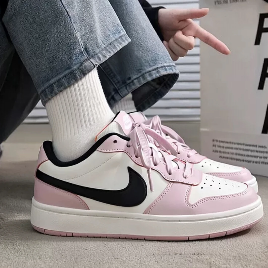 耐克Nike Court 潮流时尚 舒适百搭 低帮板鞋 浅紫色BQ5448-005