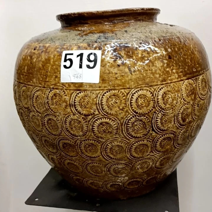 善***师陶土金钱罐摆件复古家居日用品陶瓷