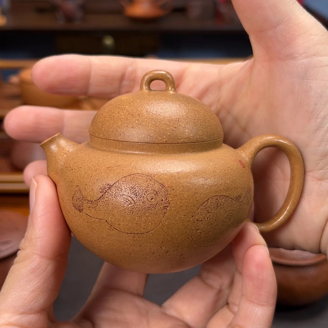 L***L紫砂茶壶宜兴紫砂壶半手工制作