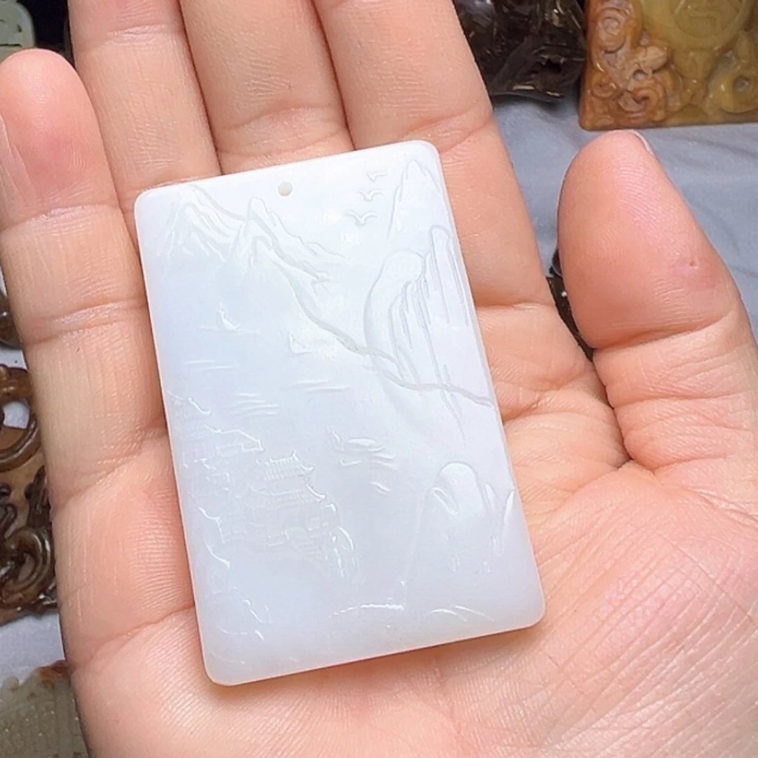 【闪购商品】和田玉挂件未镶嵌用****@