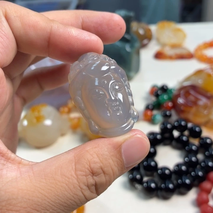 玛瑙/玉髓未镶嵌吊坠(不含链)