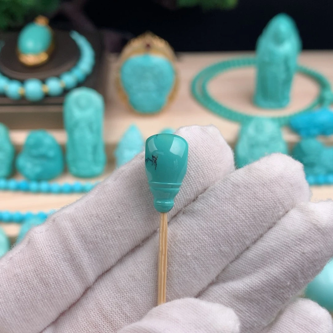 【闪购商品】绿松石珠宝半成品未镶嵌