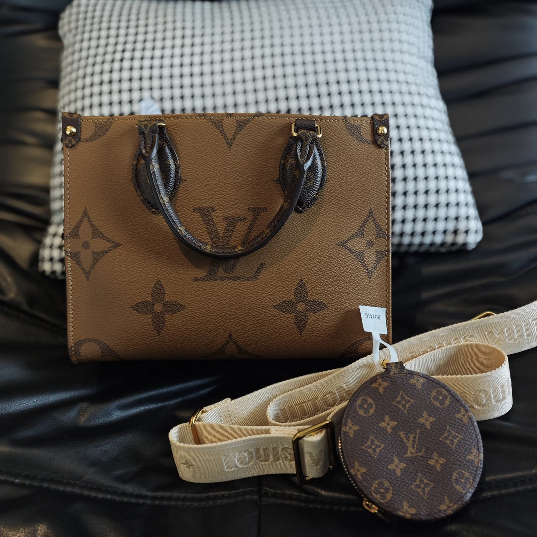 99新 LouisVuitton/路易威登 奢品阁/LV/老花/onthego 小号
