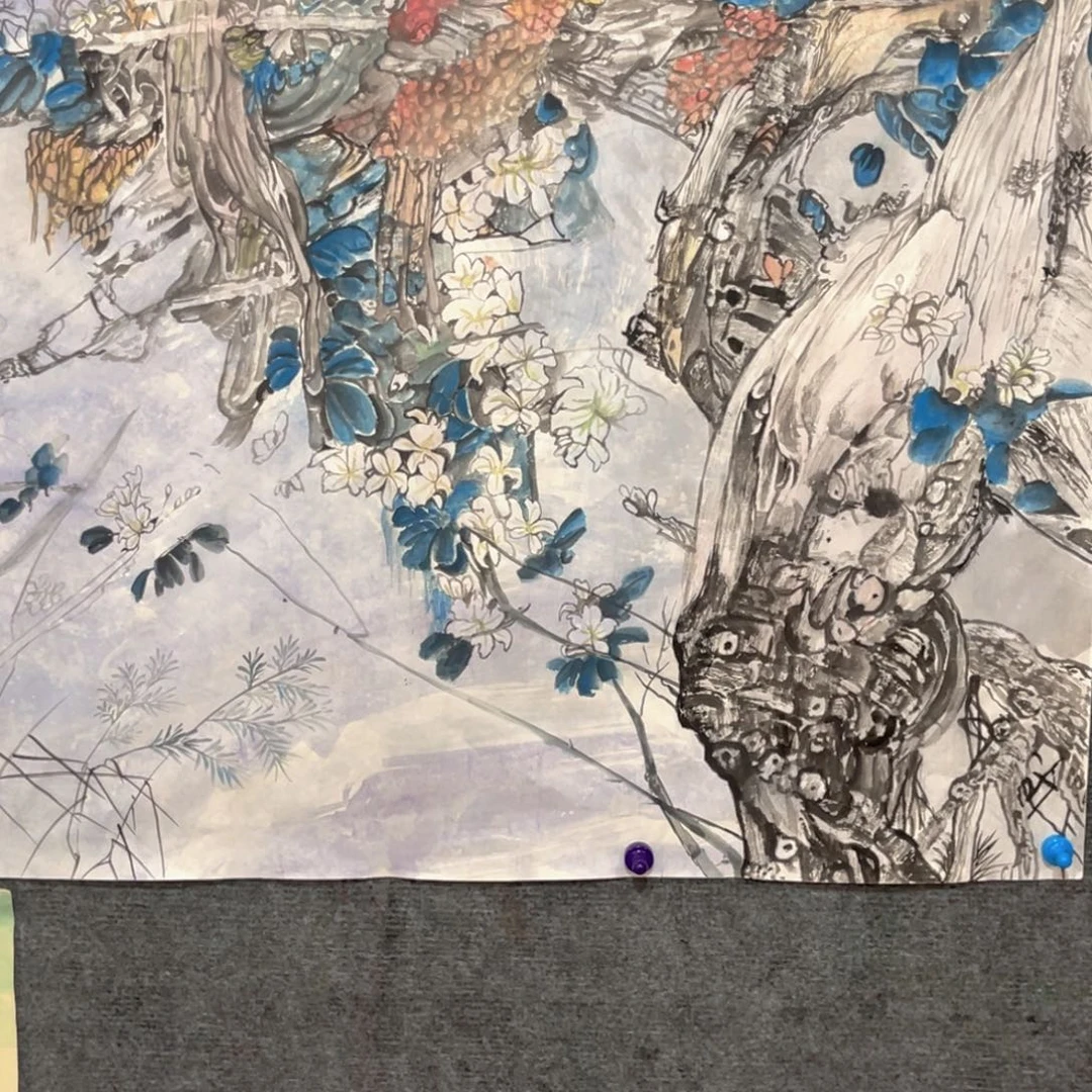 国画原创作品希望大家把好的福气好的运气带