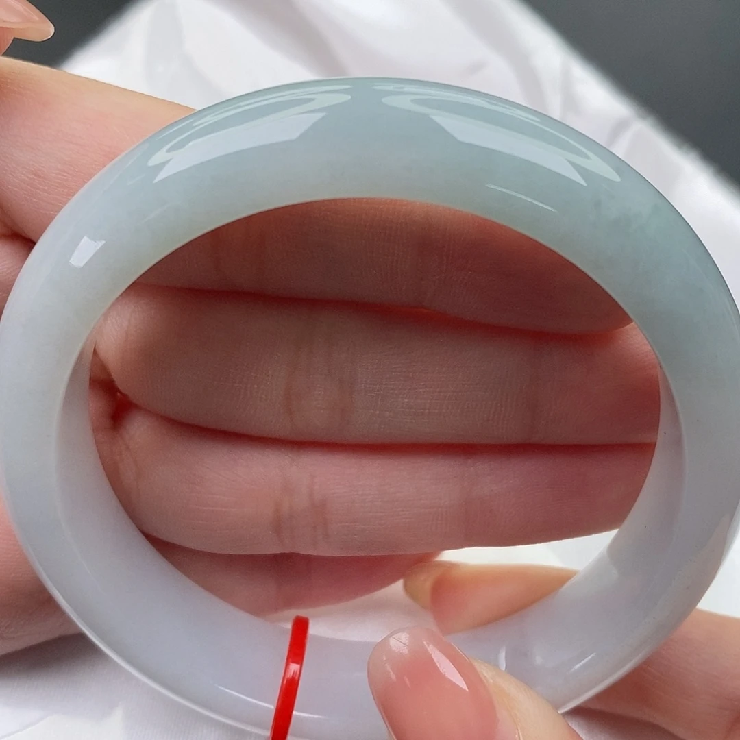 翡翠未镶嵌手镯缅甸天然A货翡翠 59