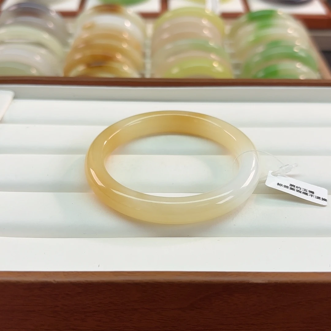 和田玉未镶嵌手镯【黄金糖色 强烈推荐】