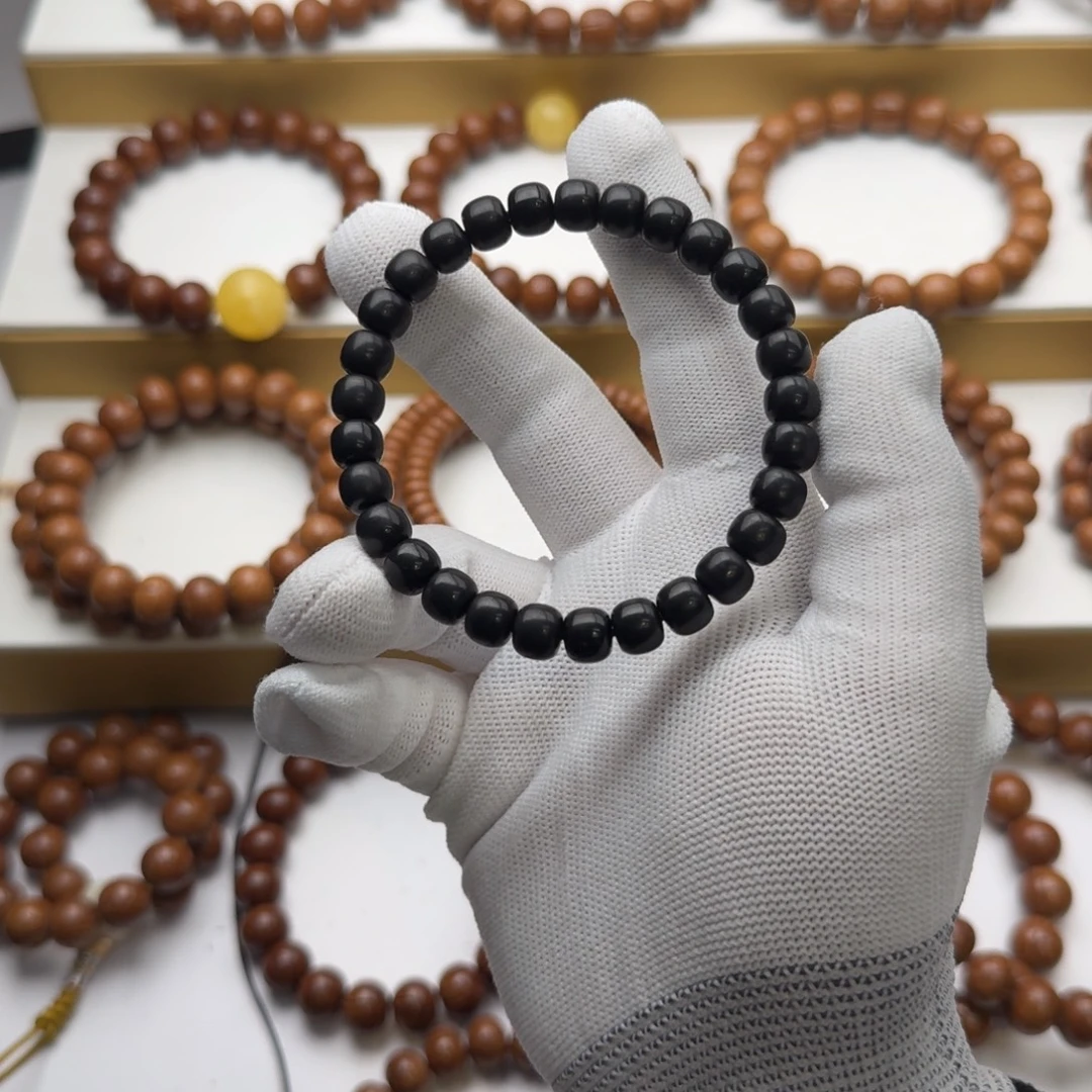 阿****桃核吊坠红魔一代桃核算盘