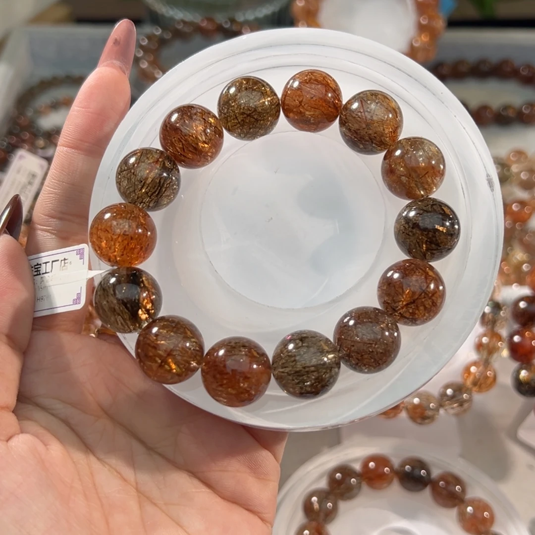 未镶嵌手链水晶黑金超七15