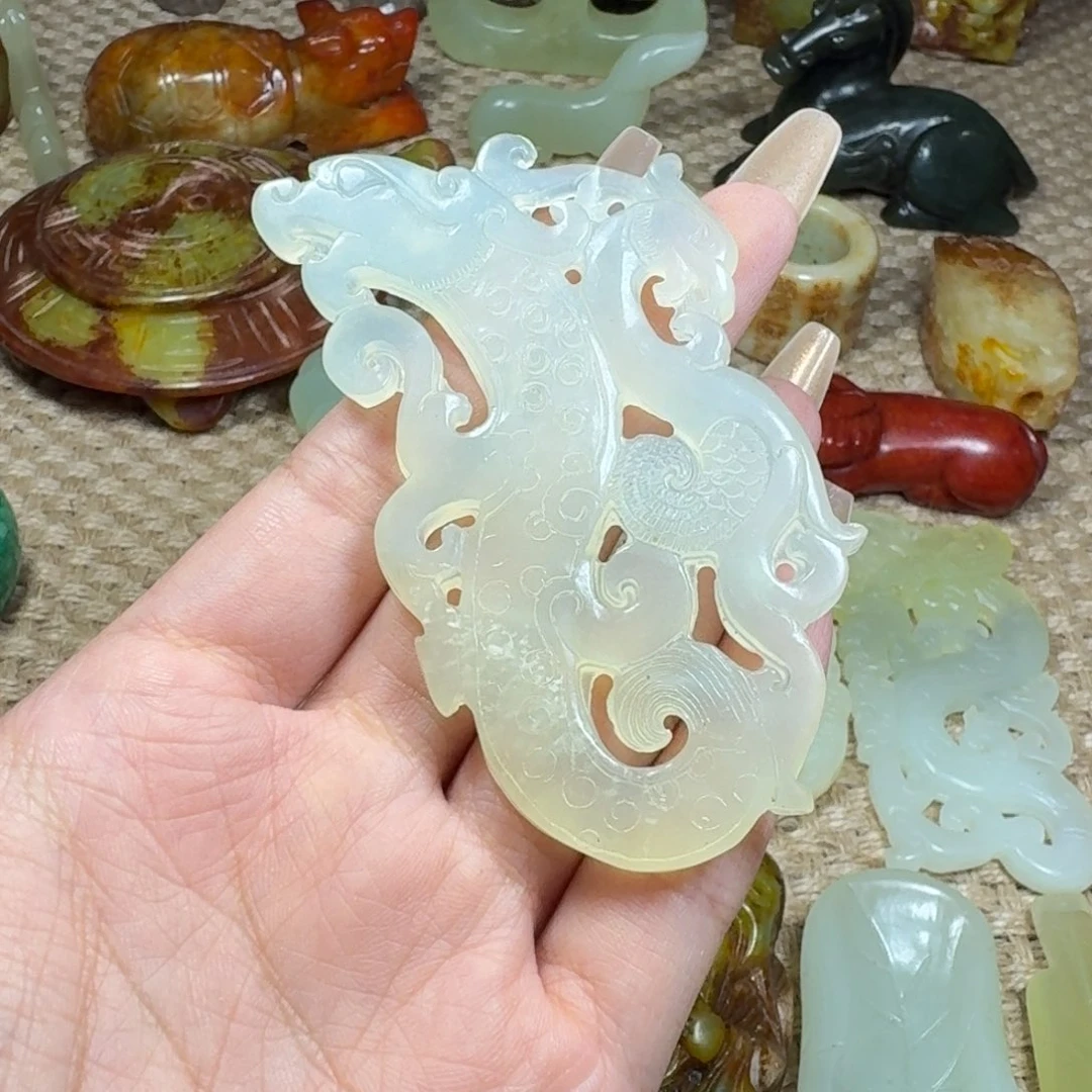 吊坠白玉菩提挂件