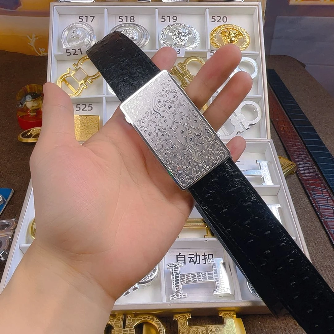 银祥云自动扣扣头