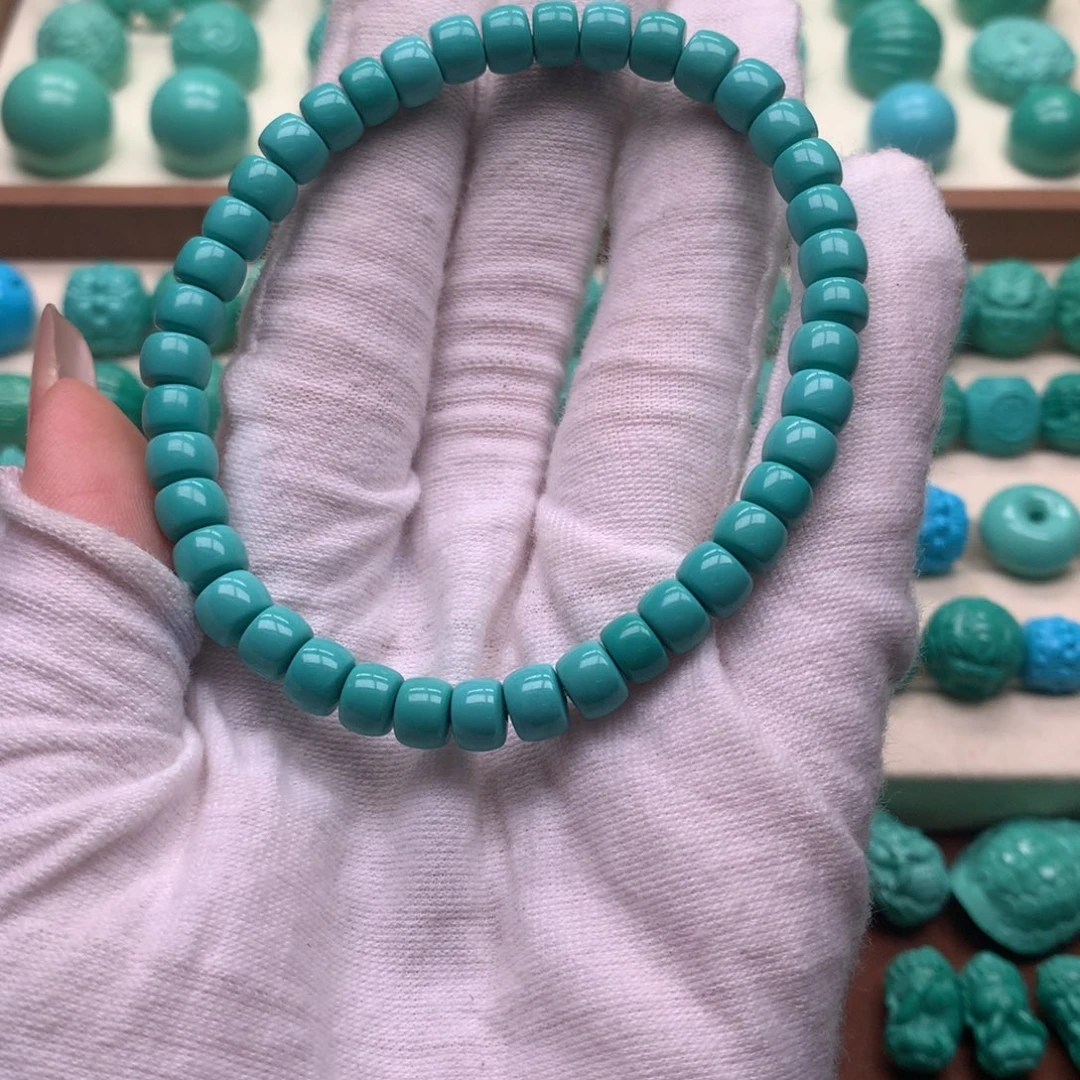 阿***玖原生态散珠配饰直切单圈卡5+