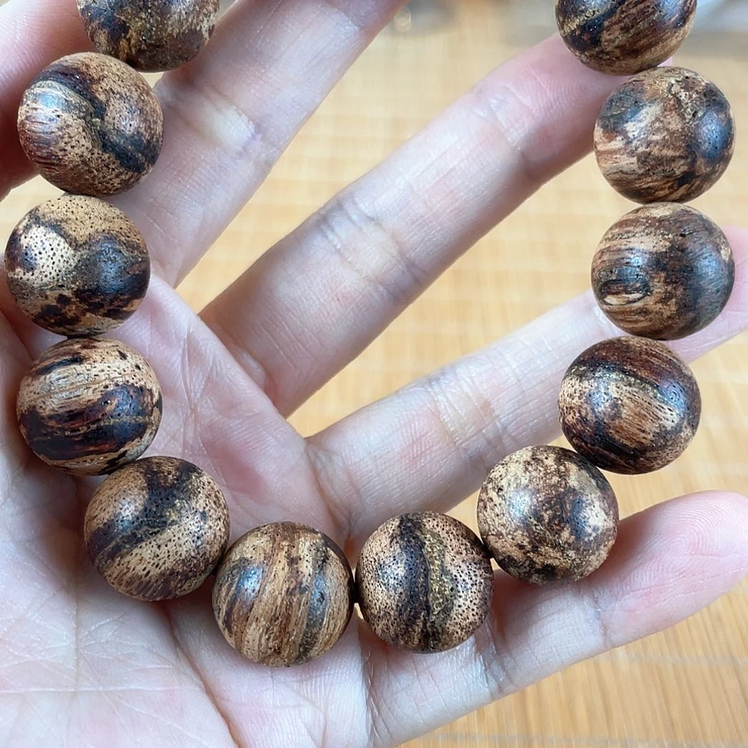 降真香手串/手链1.5海南大叶烟花龙鳞精品