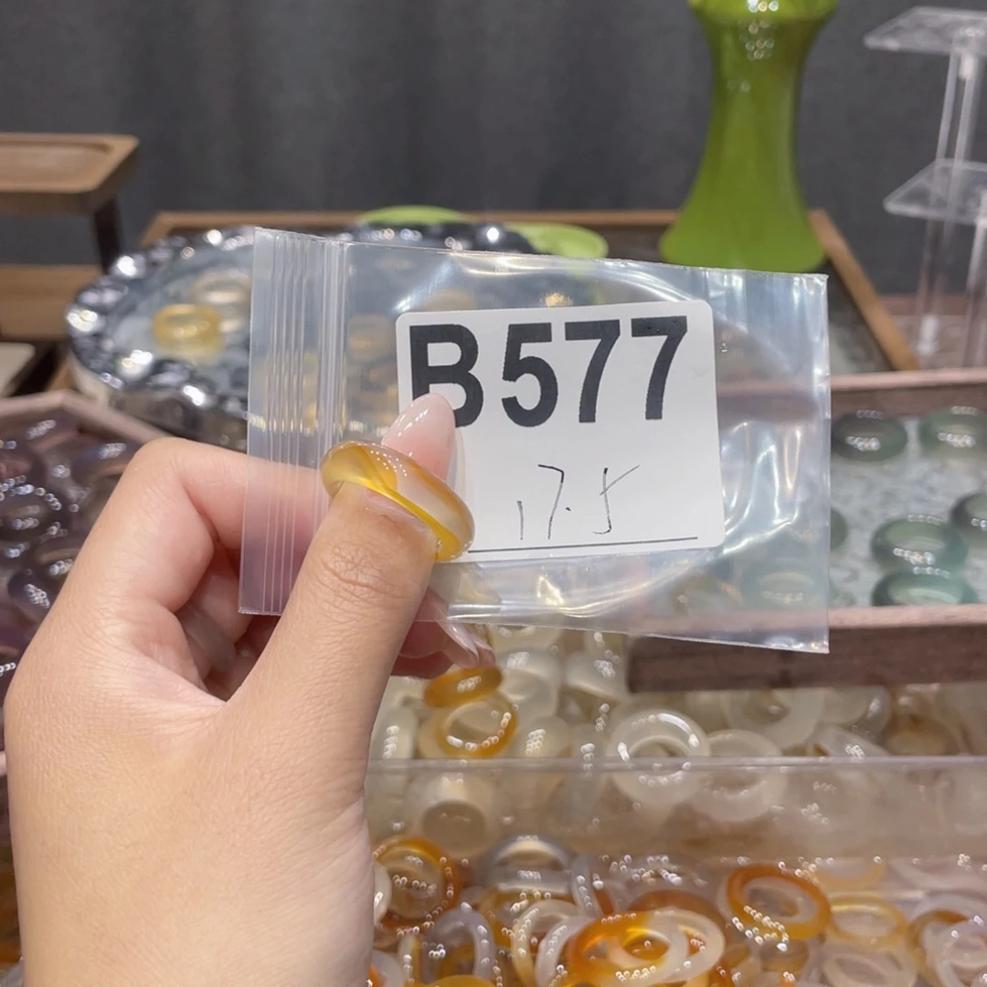 玛瑙/玉髓未镶嵌戒指577