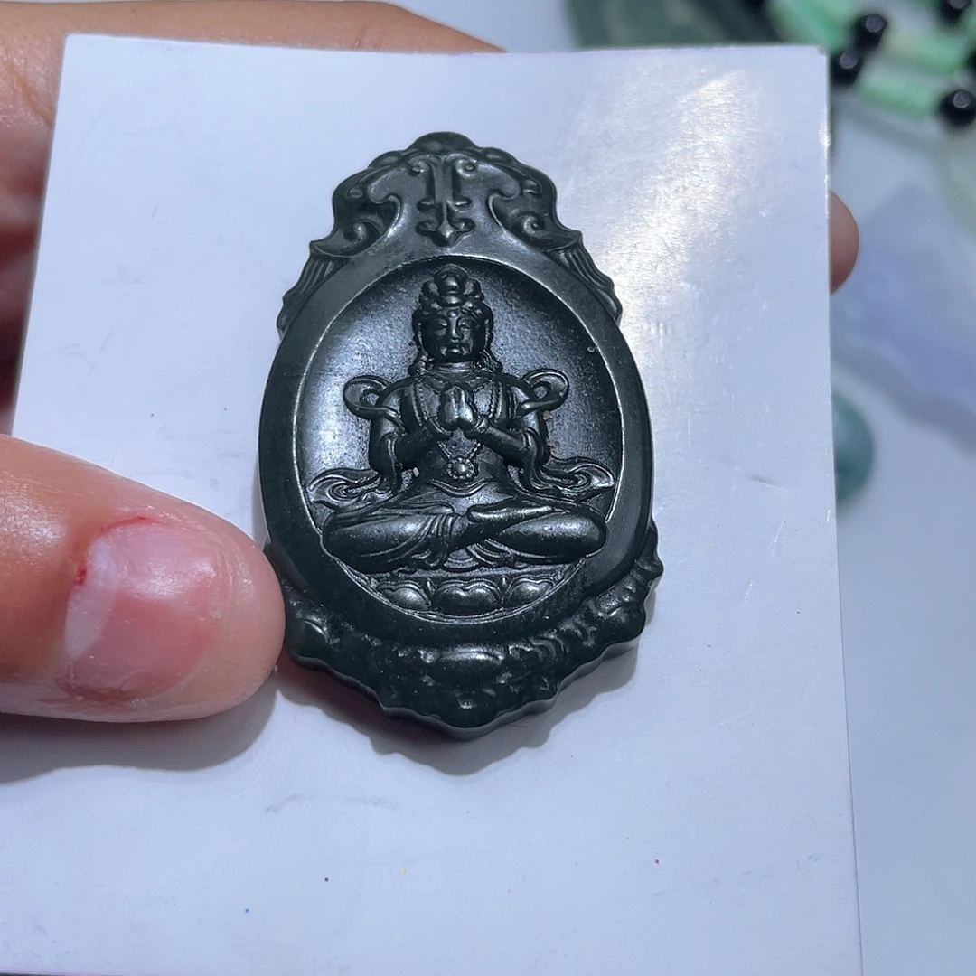 和田玉未镶嵌颈饰在