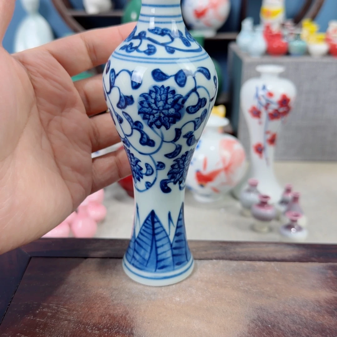 陶瓷手工小花器摆件