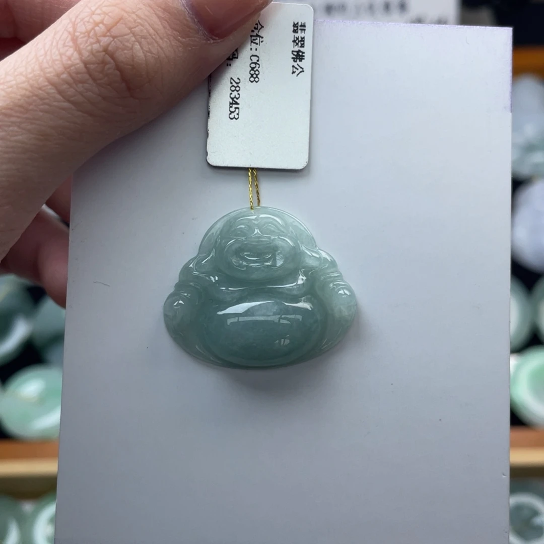 颈饰未镶嵌翡翠佛公