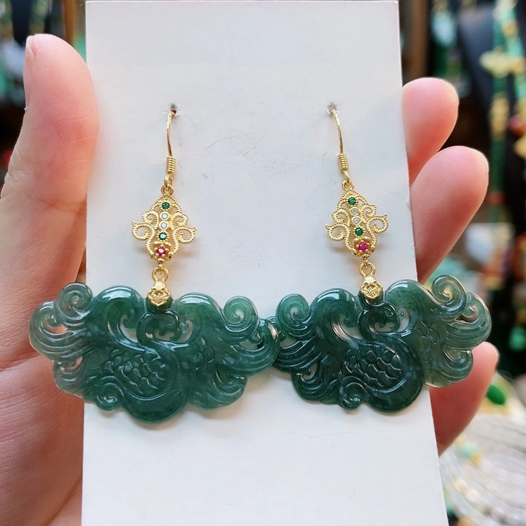 翡翠合金耳饰48小时鉴赏期