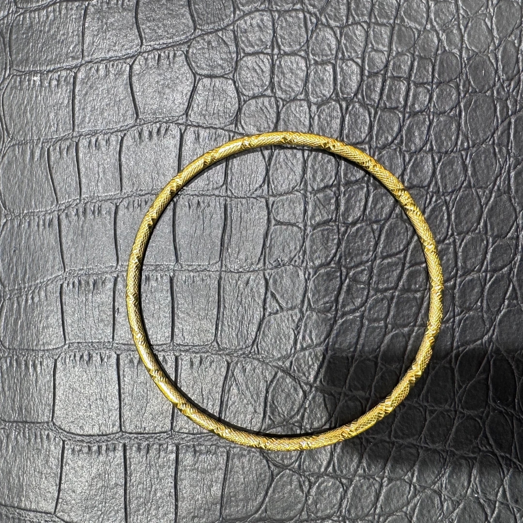 【丁老头甄选】车花工艺手镯5020