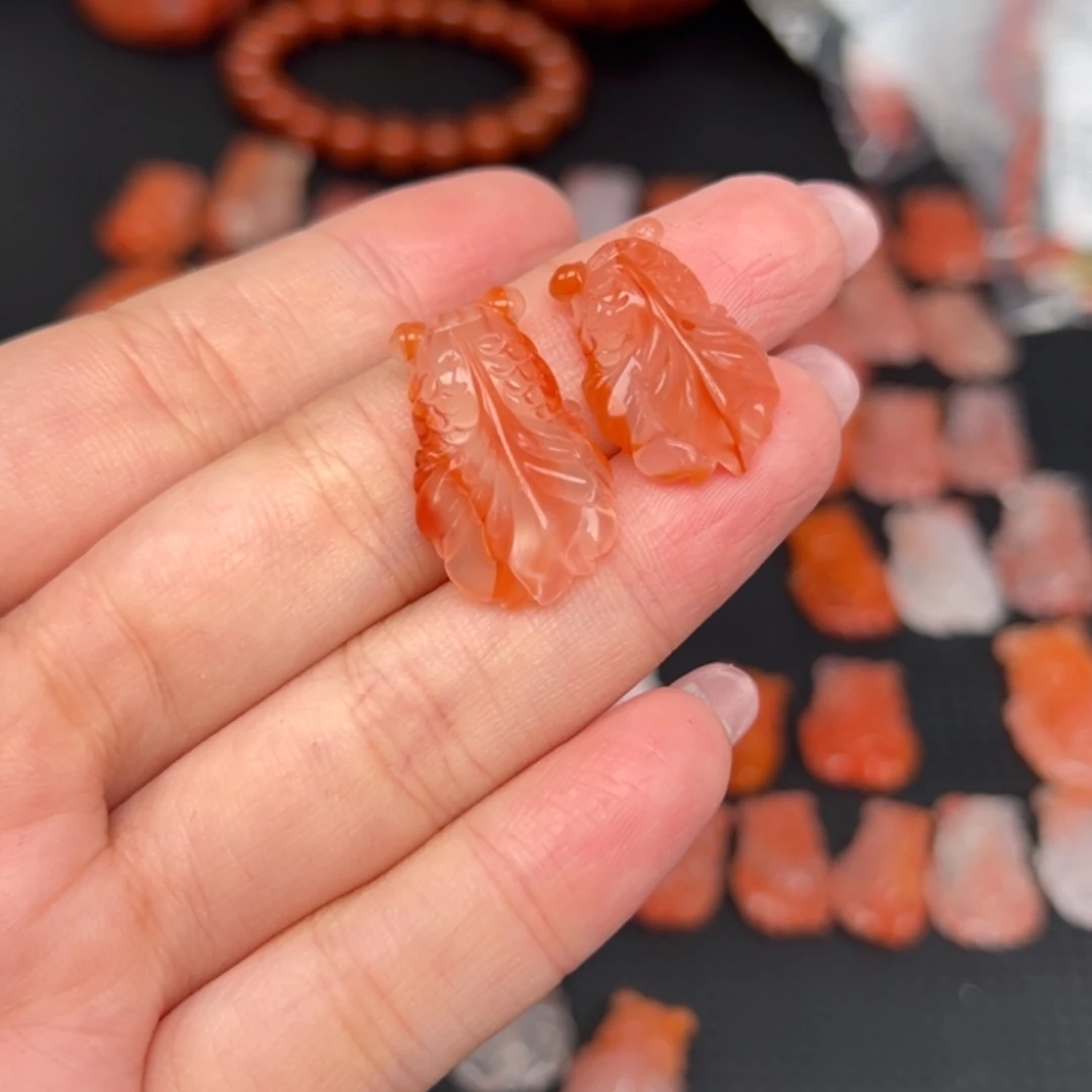 9***觉南红玛瑙未镶嵌吊坠(不含链)