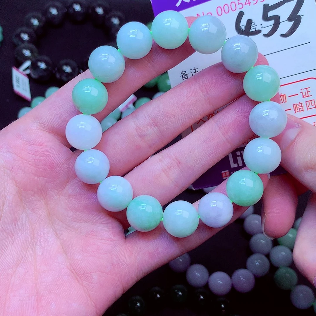 翡翠未镶嵌毛衣链