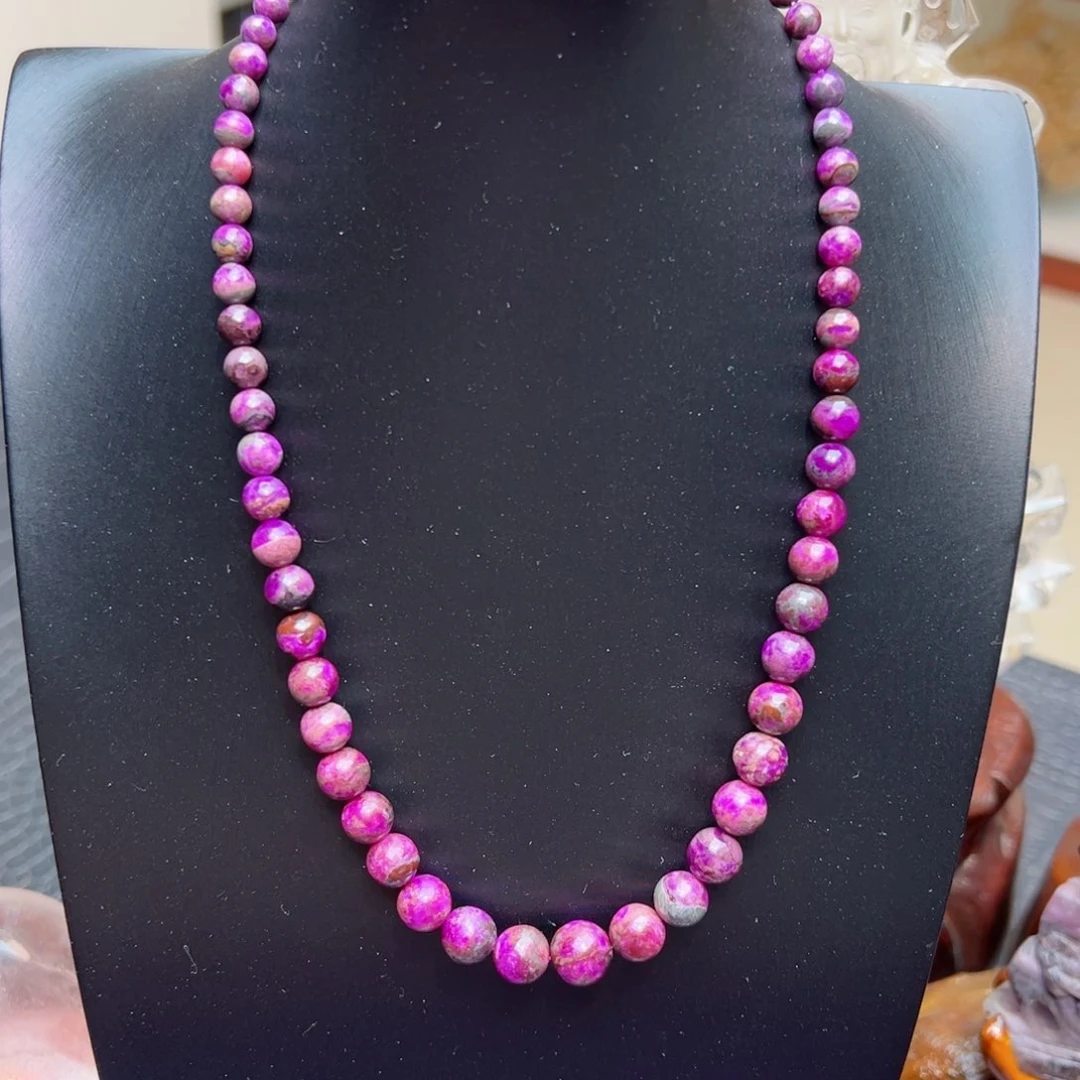 苏纪石（舒俱来）18K金镶嵌项链