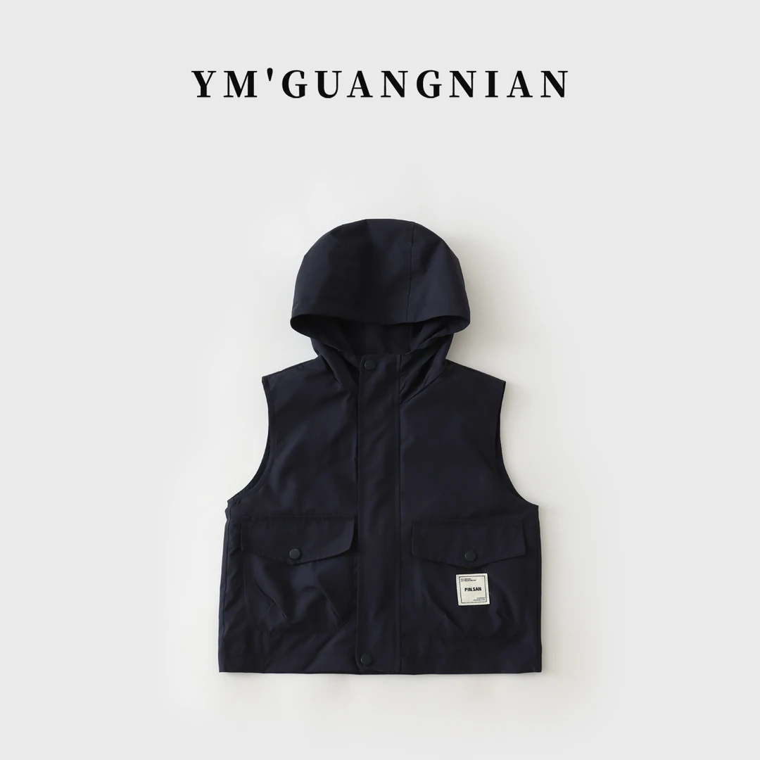 【幼棉光年】秋季街头百搭儿童休闲洋气百搭马甲3221758