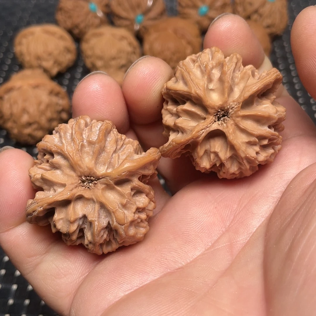 【闪购商品】文玩核桃把件尘*间42苹果园狮子头