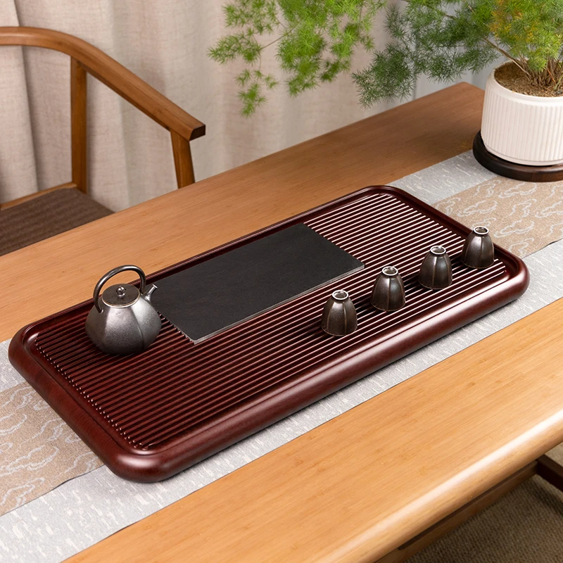 2025整块实木茶盘高档家用茶台干泡排水办公室茶具套装电木款茶盘