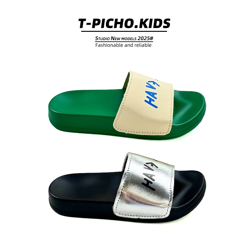 儿童凉拖鞋2025夏季新男童女童外穿室内凉拖鞋一字拖沙滩鞋-2400