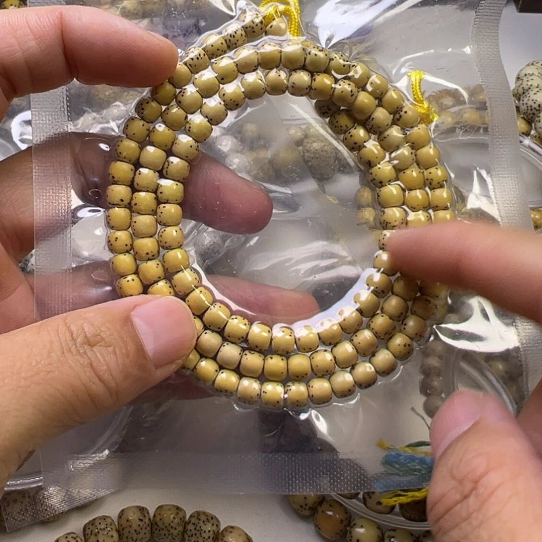 落****星月菩提手串6×5星月菩提108