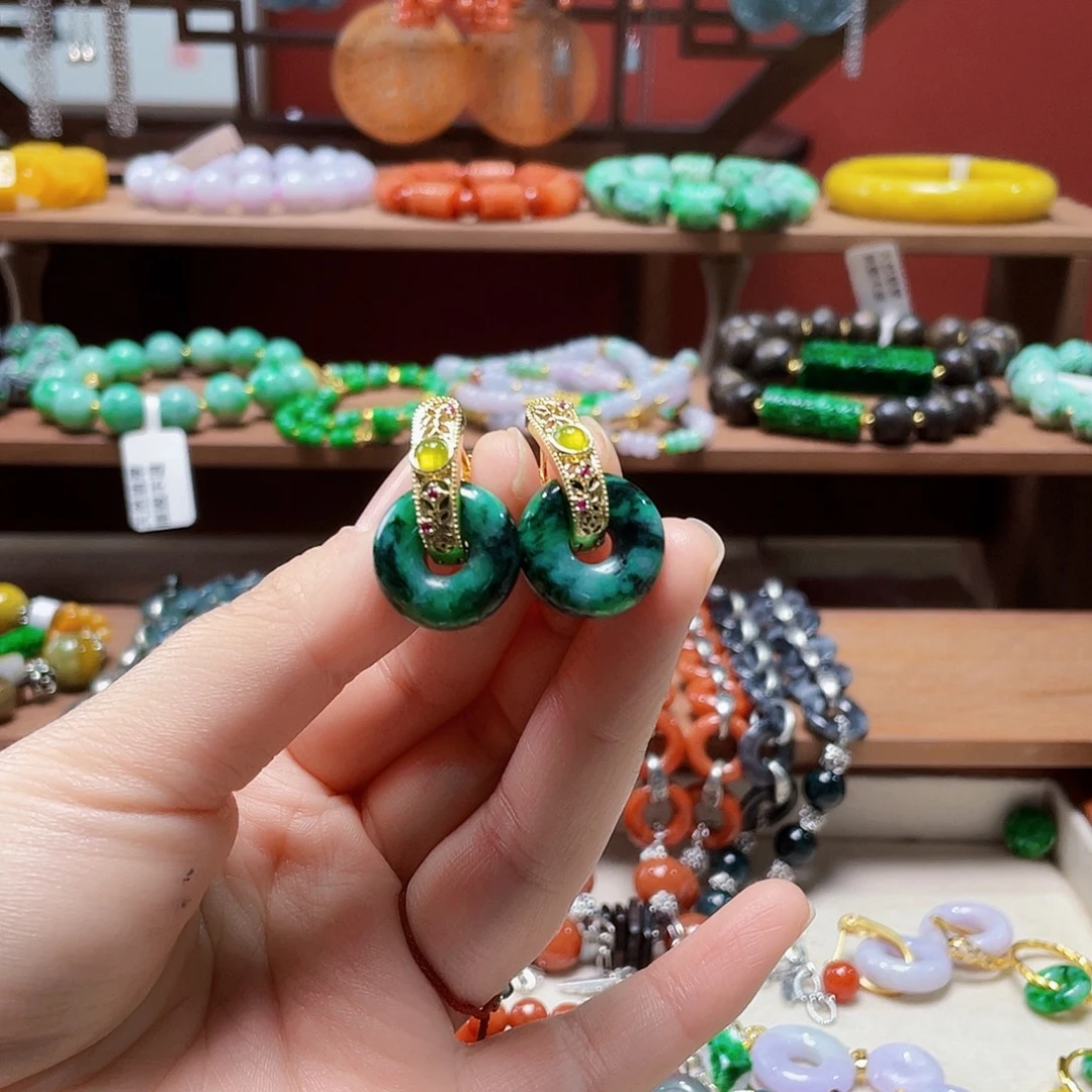 娜***丽翡翠未镶嵌手链饰品
