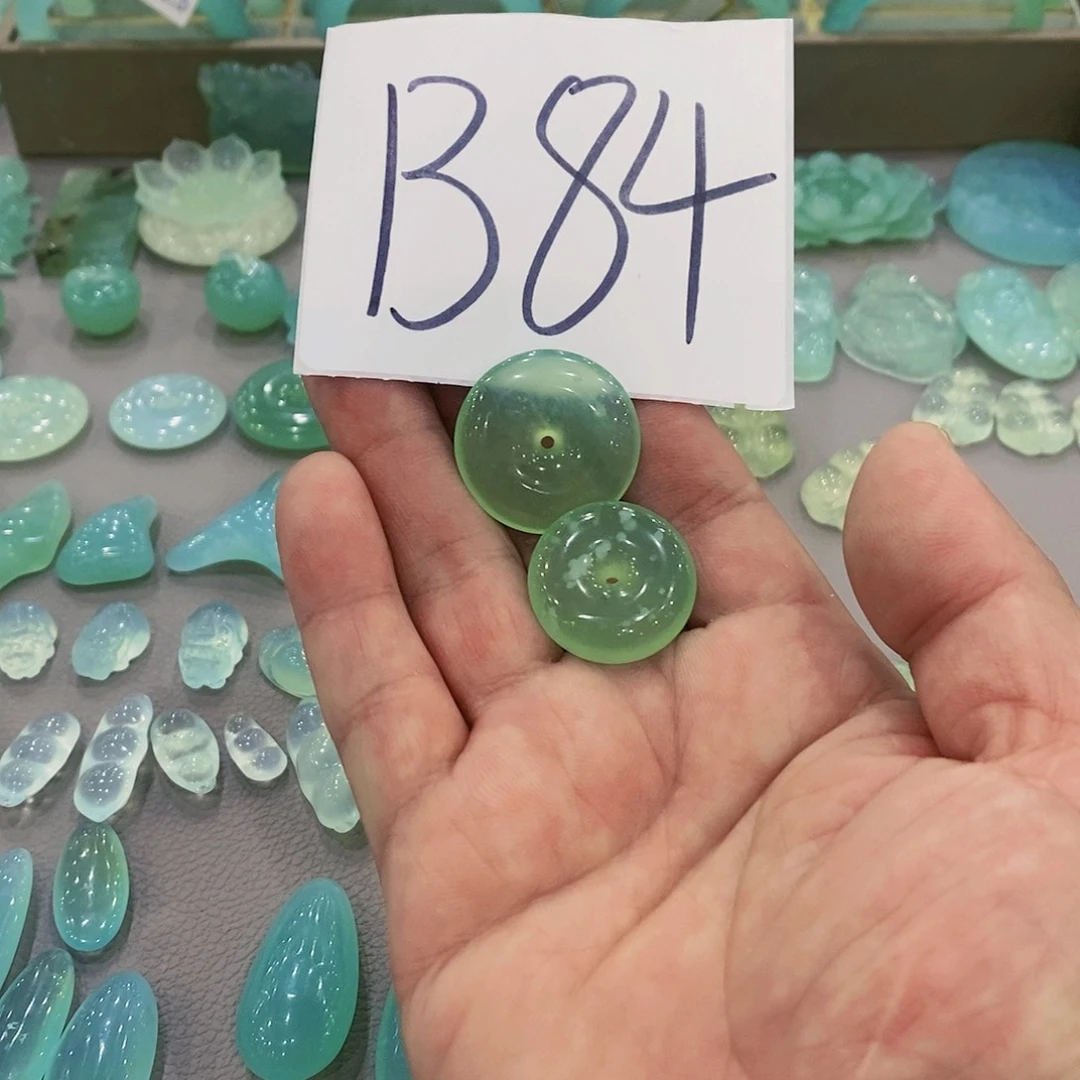 蛇纹石玉珠宝奇石未镶嵌鱼*?