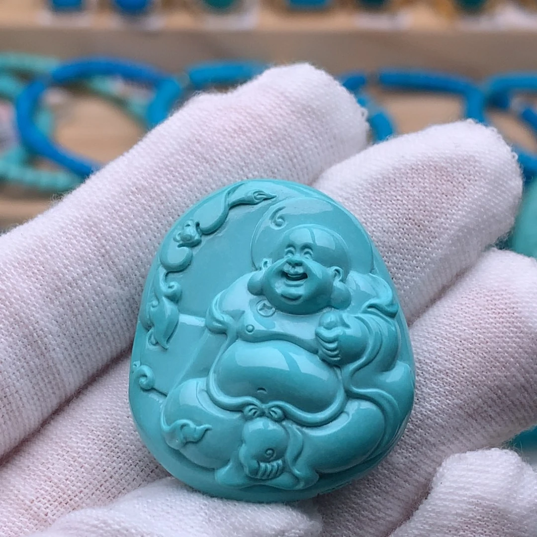 随****绿松石未镶嵌珠宝奇石