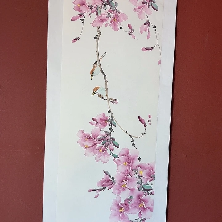 国画听兰老师花鸟