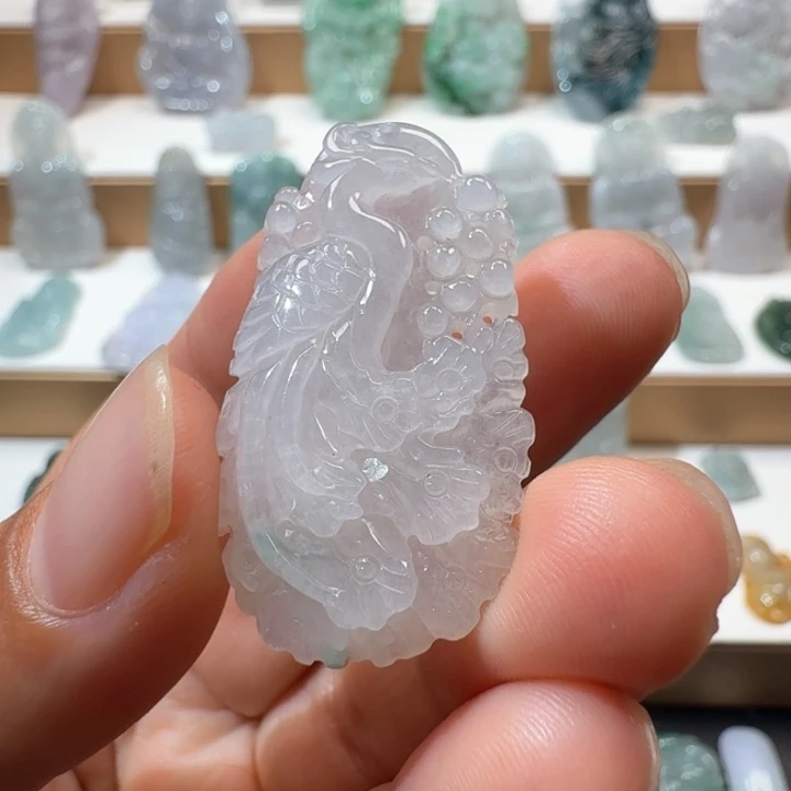 翡翠未镶嵌项链翡翠