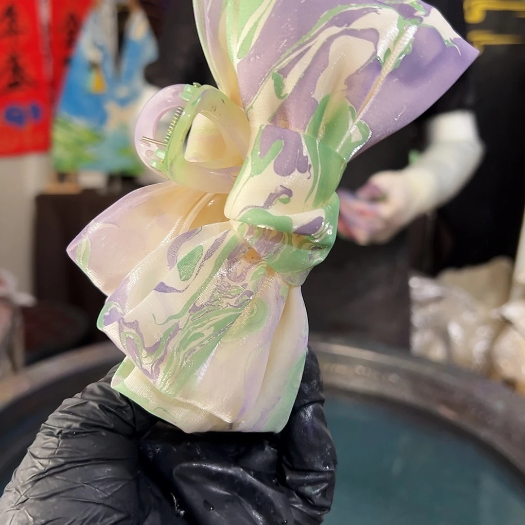 079抓夹手作鸢尾花