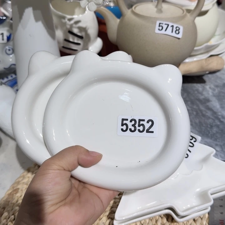 瓷片微瑕陶瓷满15包邮5352