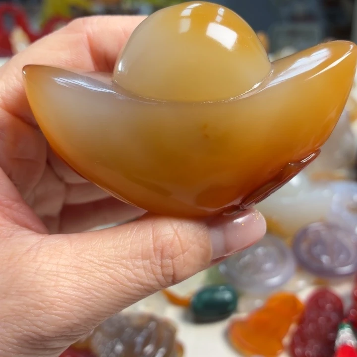 玛瑙/玉髓未镶嵌吊坠(不含链)