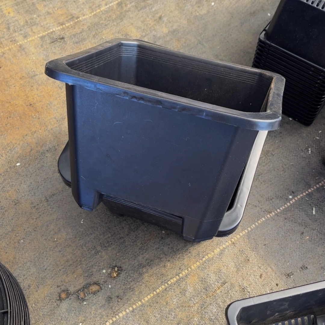 口径21高度15黑方盆5个