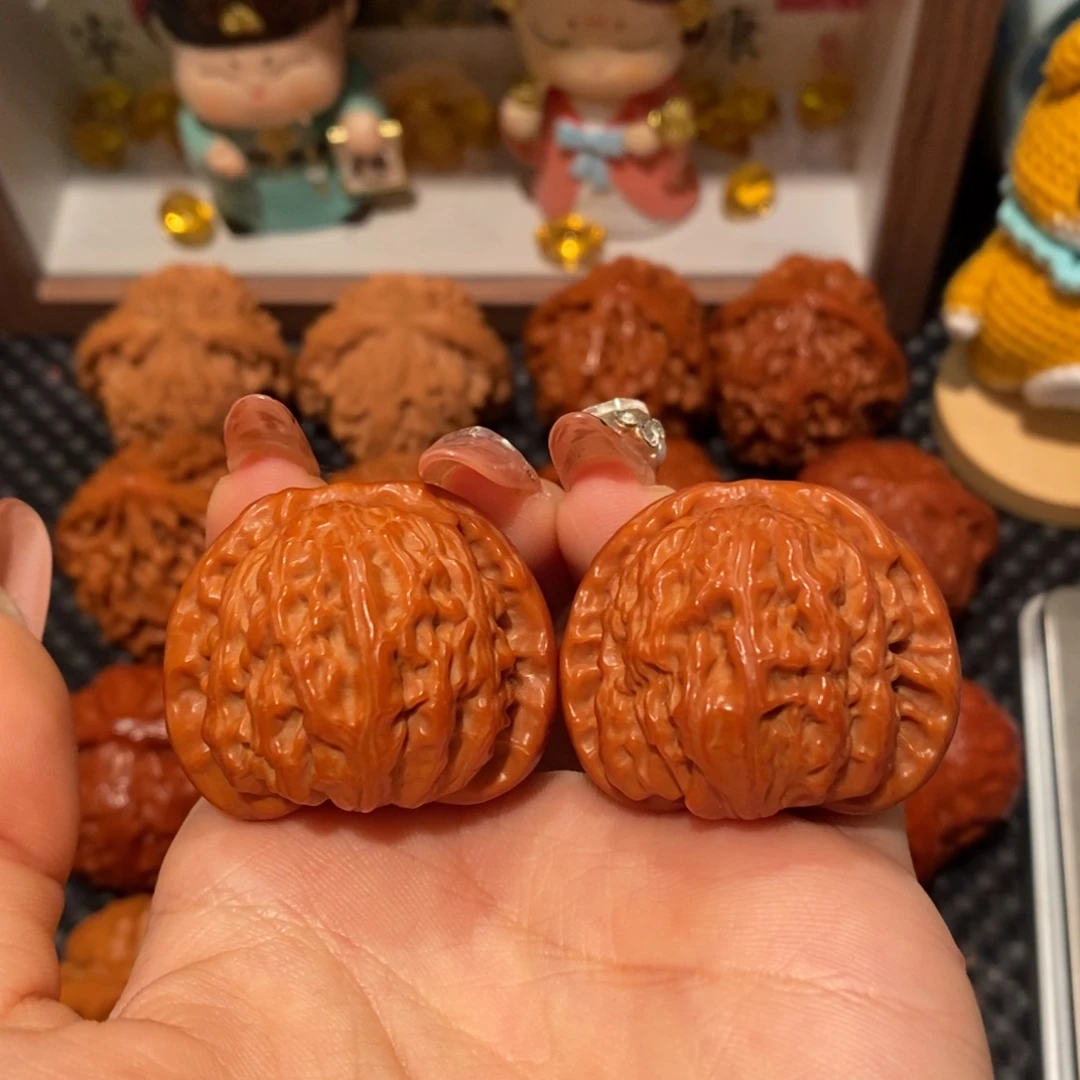 桃核吊坠36白狮子，1184