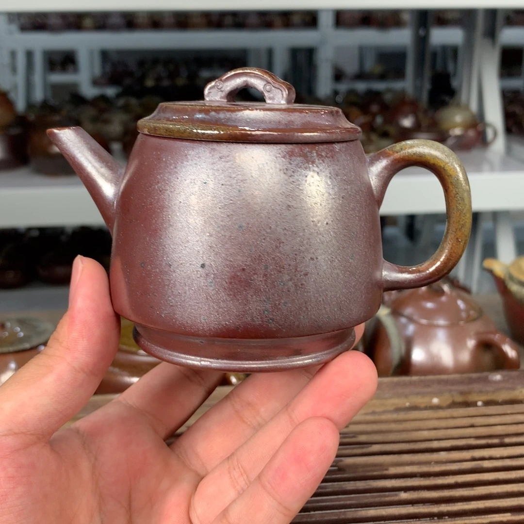 紫砂茶壶纯自然柴烧