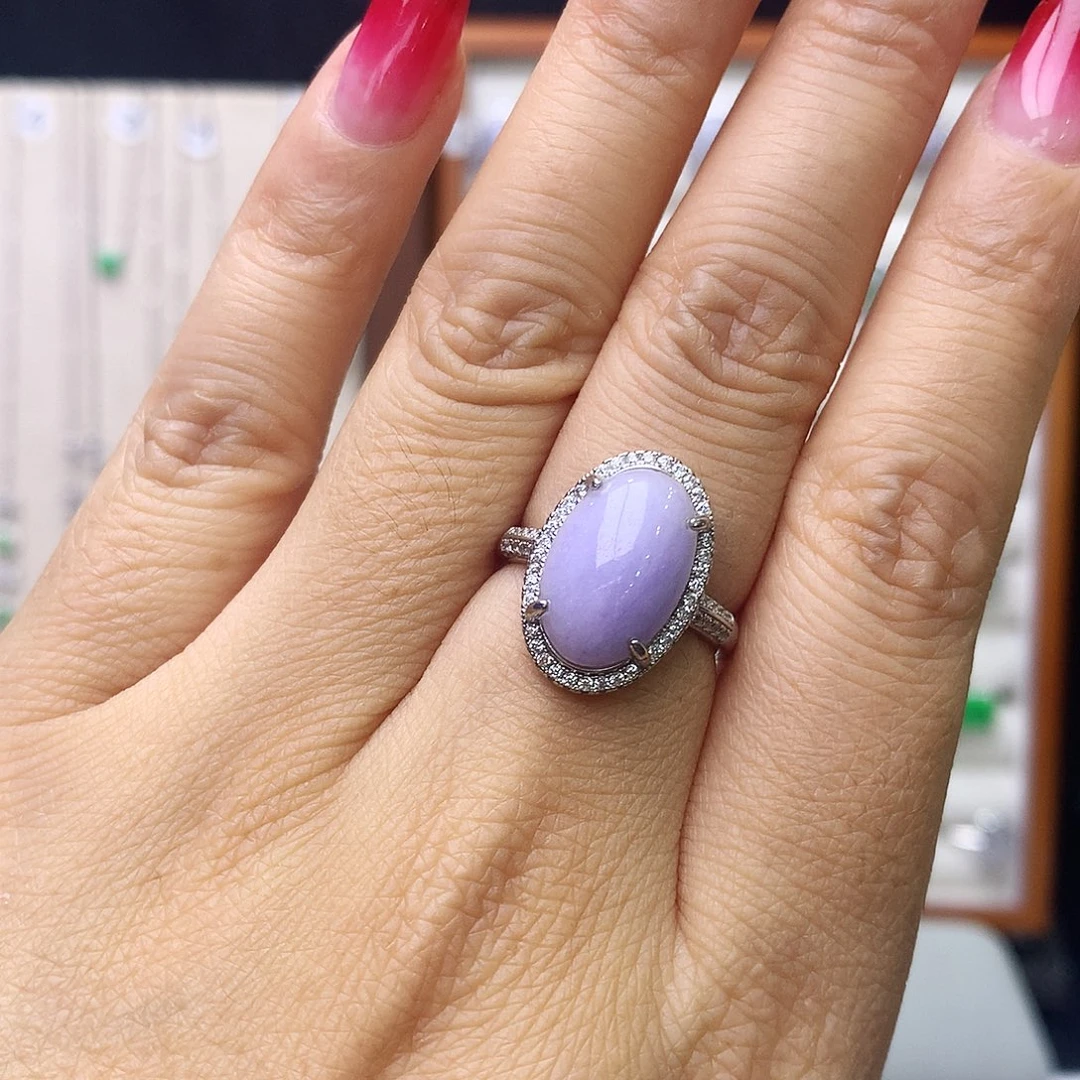 银S925镶嵌戒指翡翠194