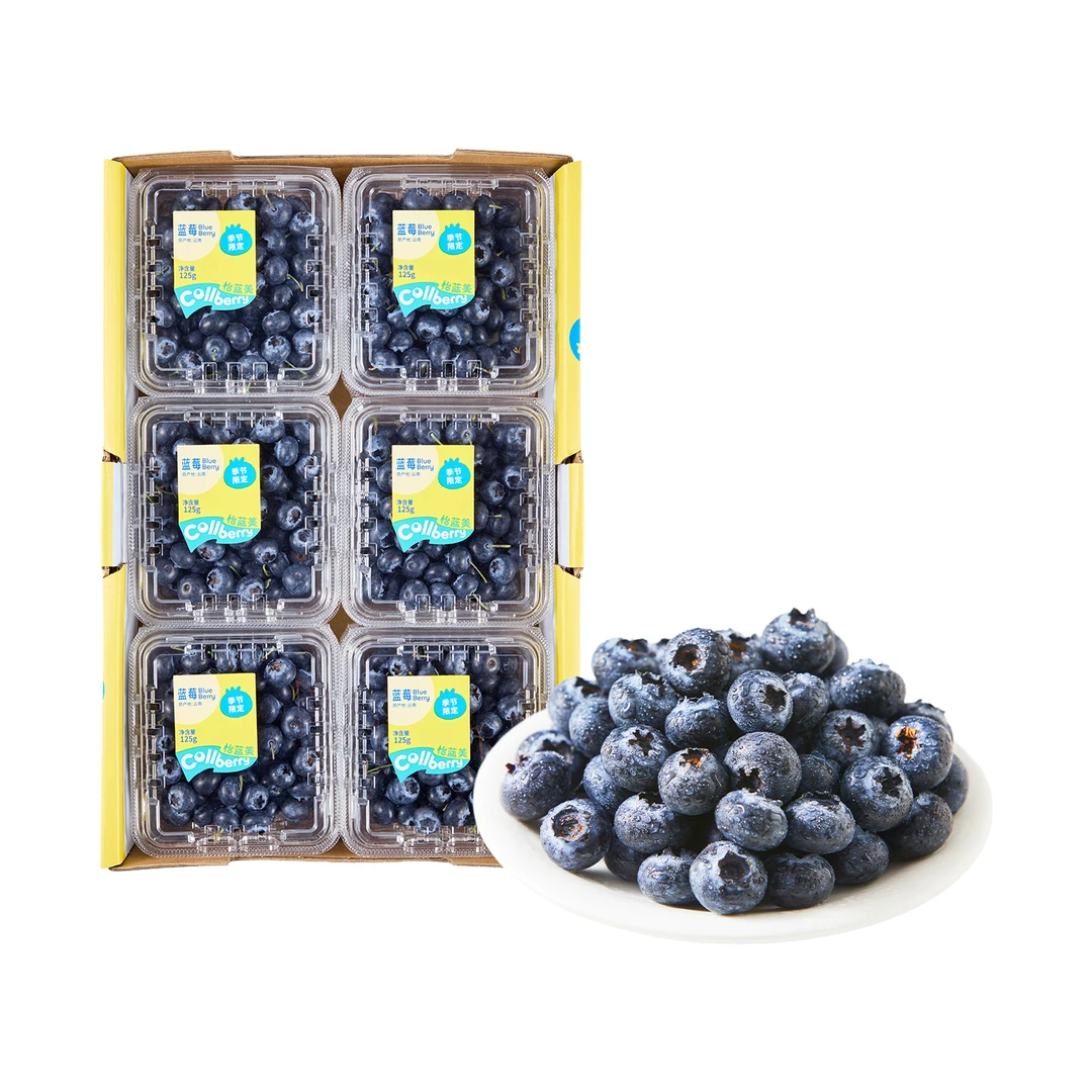 国产蓝莓 约1.5kg/箱（125g*12盒）